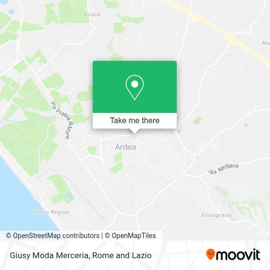 Giusy Moda  Merceria map