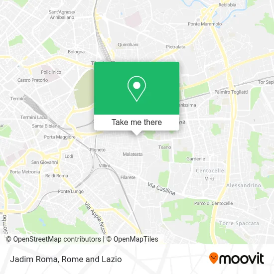 Jadim Roma map