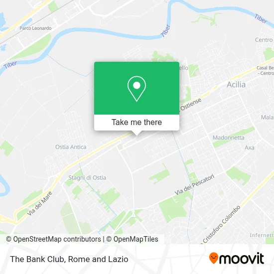 The Bank Club map