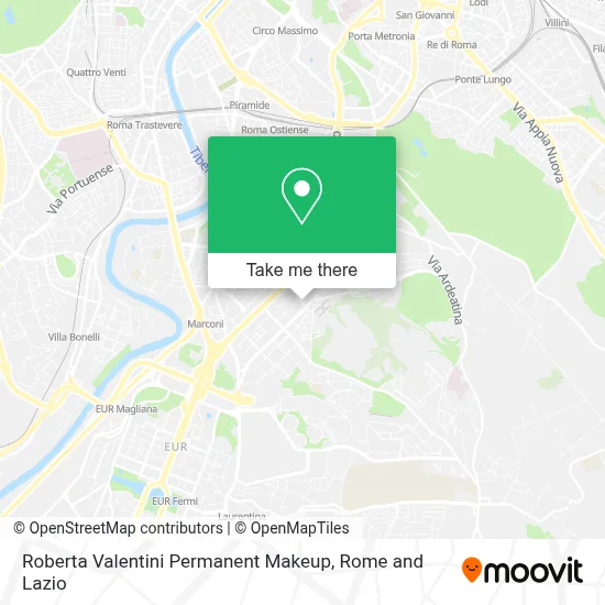 Roberta Valentini Permanent Makeup map