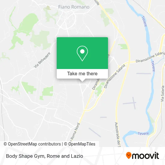 Body Shape Gym map