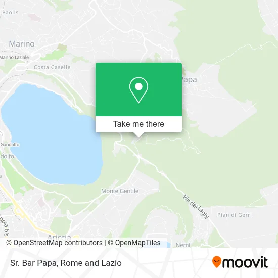 Sr. Bar Papa map