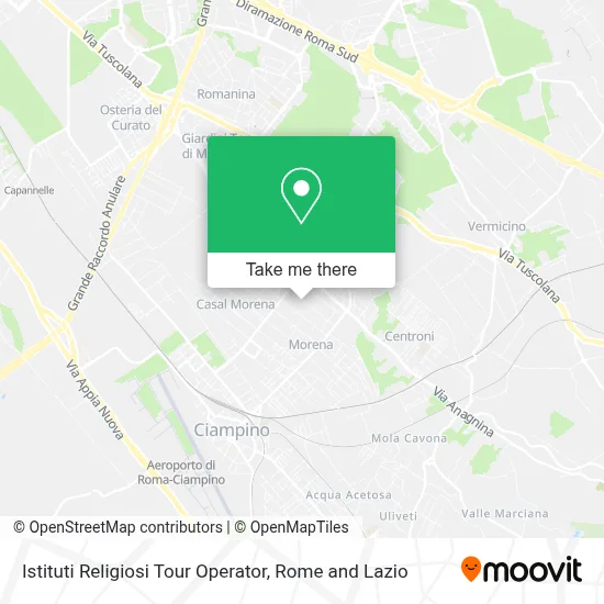 Istituti Religiosi Tour Operator map