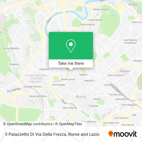 Il Palazzetto Di Via Della Frezza map