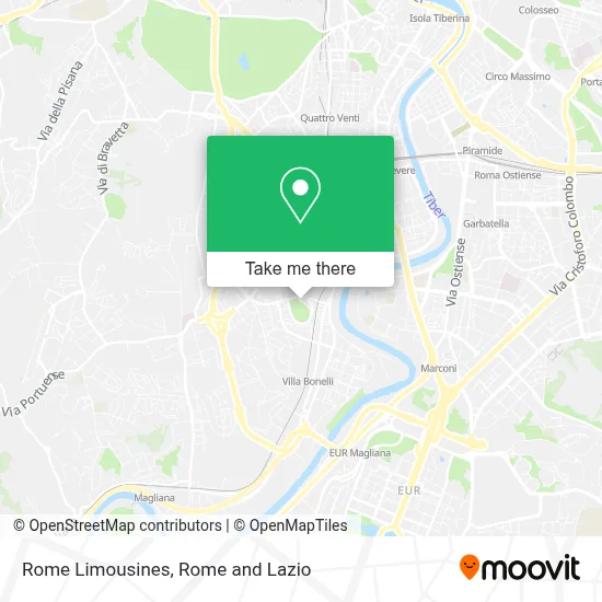 Rome Limousines map
