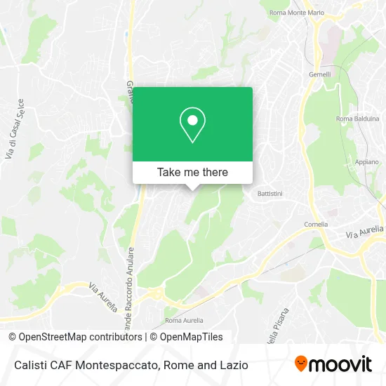 Calisti CAF Montespaccato map