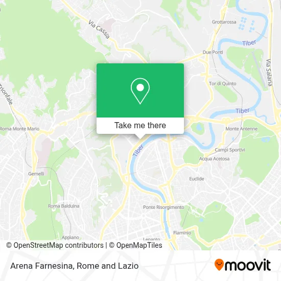 Arena Farnesina map