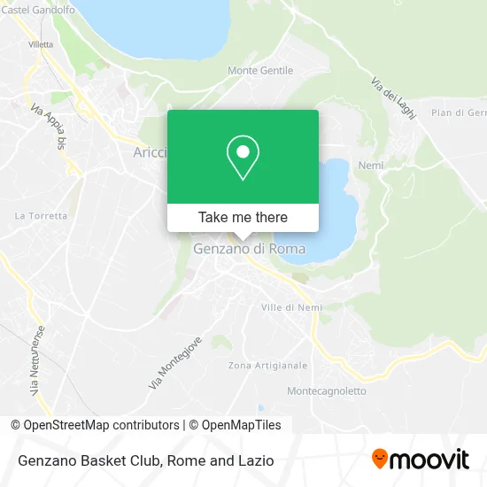 Genzano Basket Club map