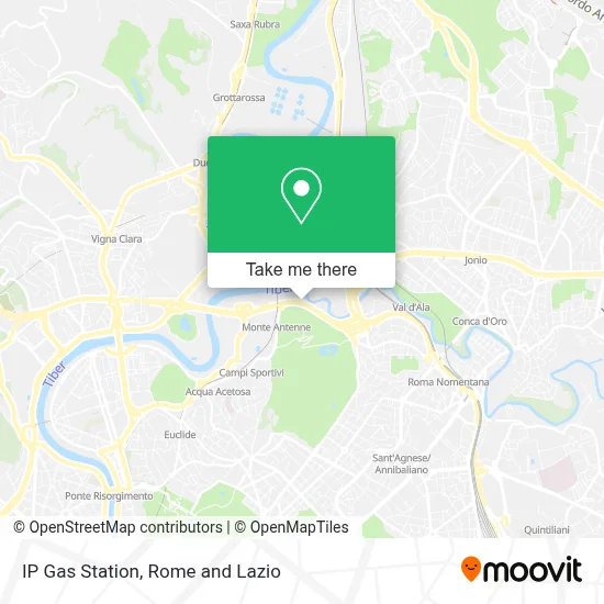 IP Gas Station map