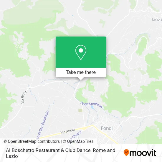 Al Boschetto Restaurant & Club Dance map