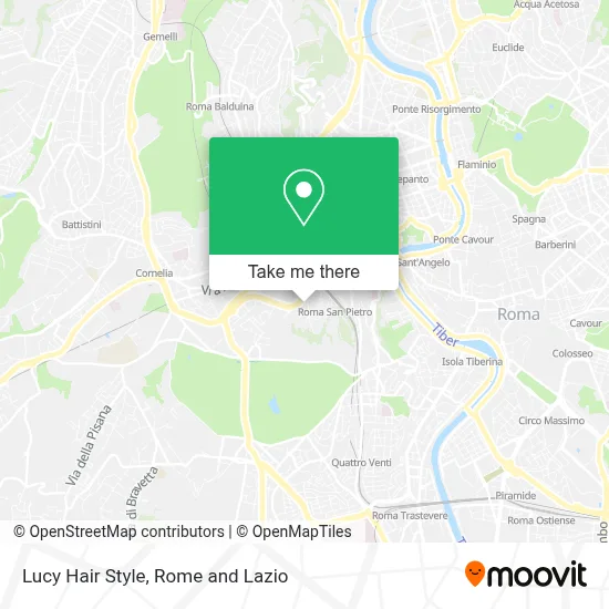 Lucy Hair Style map