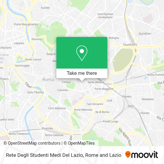Rete Degli Studenti Medi Del Lazio map