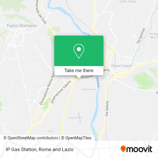 IP Gas Station map