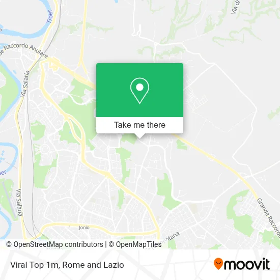 Viral Top 1m map