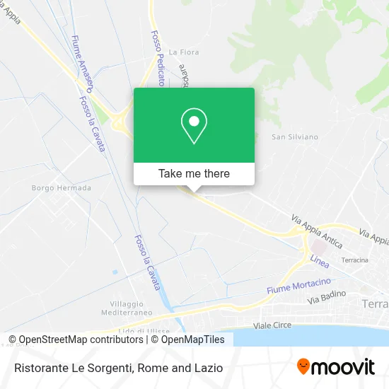 Ristorante Le Sorgenti map