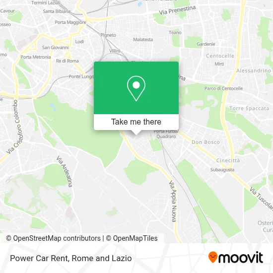 Power Car Rent map