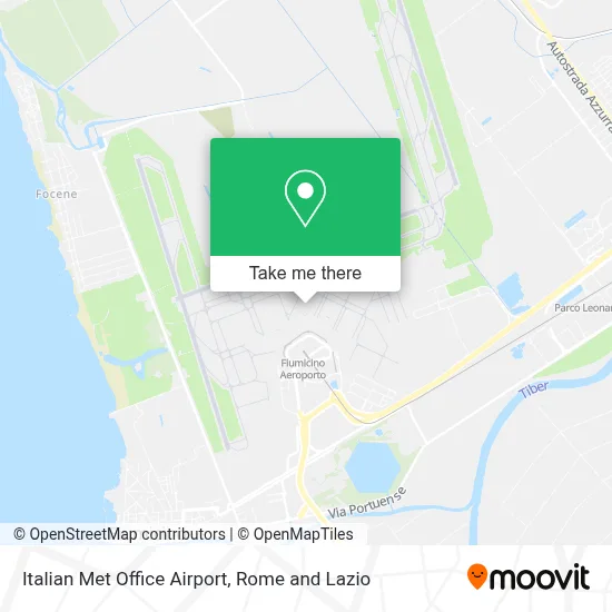 Italian Met Office Airport map