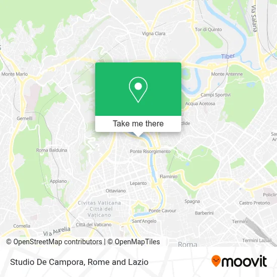 Studio De Campora map
