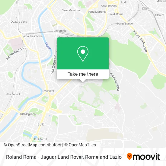 Roland Roma - Jaguar Land Rover map