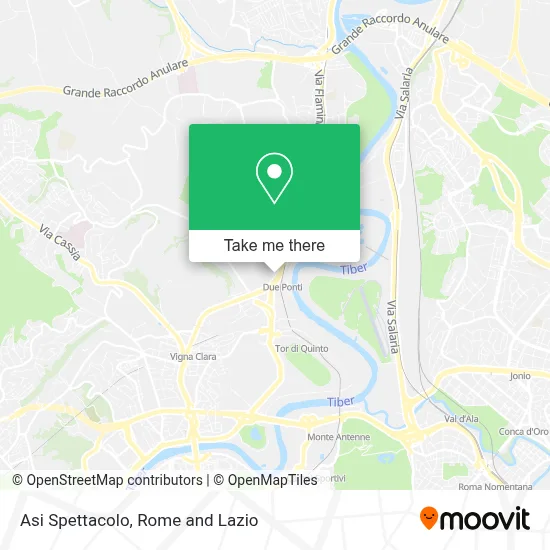Asi Spettacolo map