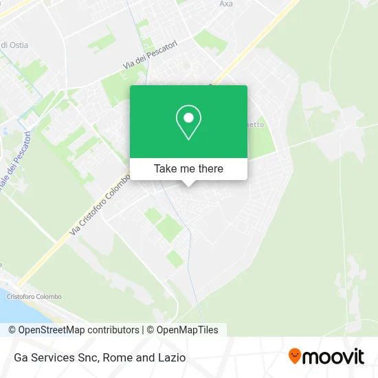 Ga Services Snc map