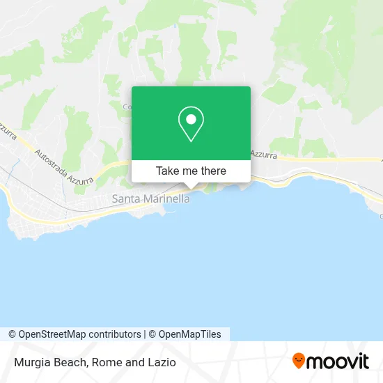 Murgia Beach map