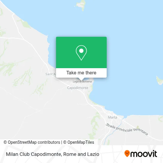 Milan Club Capodimonte map