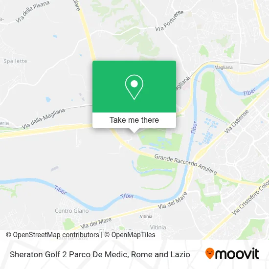 Sheraton Golf 2 Parco De Medic map