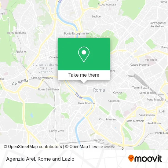 Agenzia Arel map