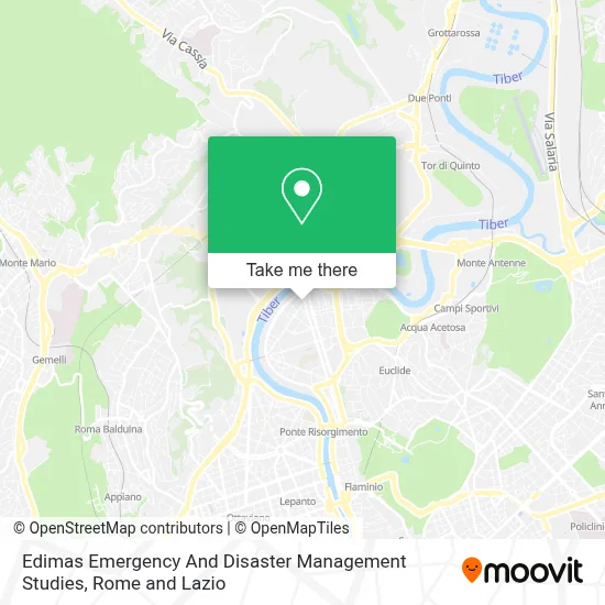 Edimas Emergency And Disaster Management Studies map
