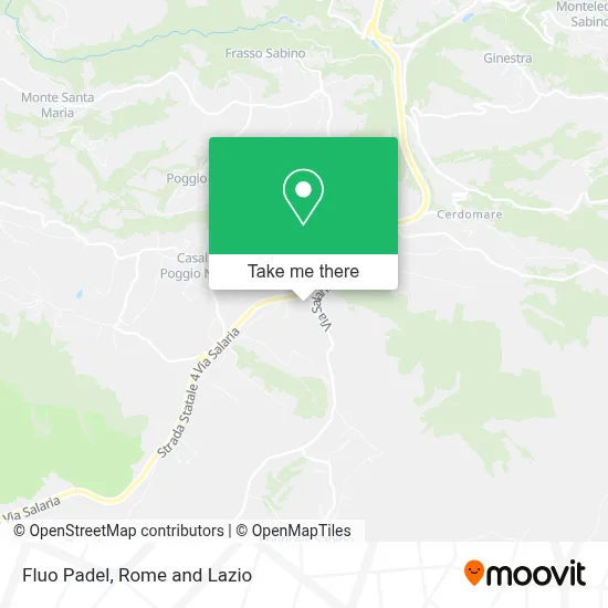 Fluo Padel map
