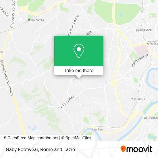 Gaby Footwear map