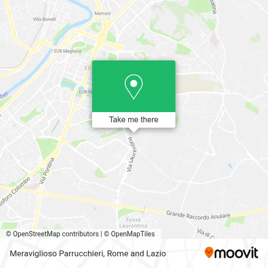 Meraviglioso Parrucchieri map
