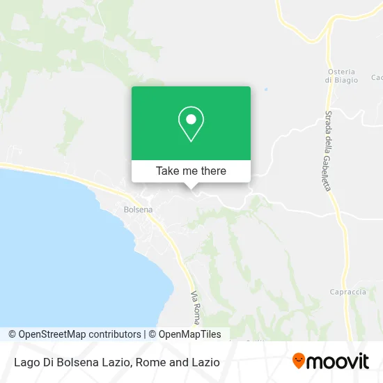 Lago Di Bolsena Lazio map