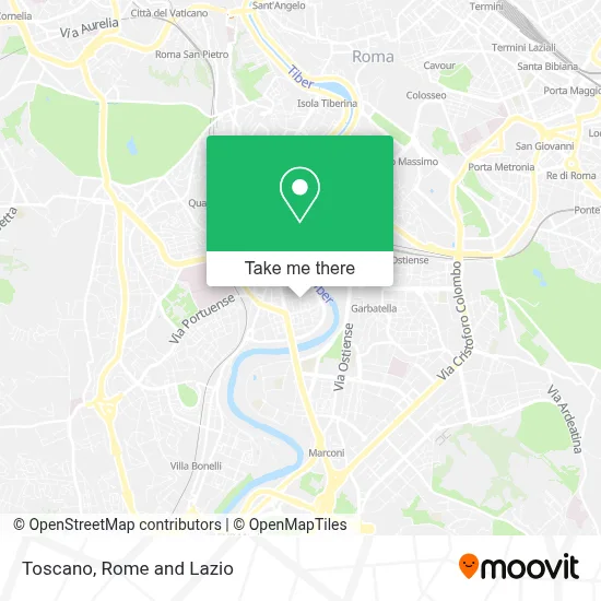 Toscano map