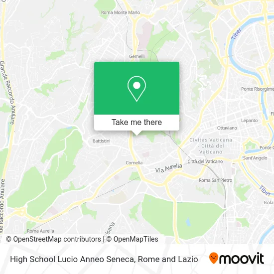 High School Lucio Anneo Seneca map