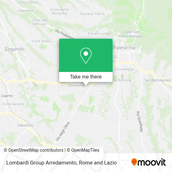 Lombardi Group Arredamento map