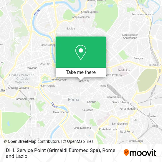 DHL Service Point (Grimaldi Euromed Spa) map