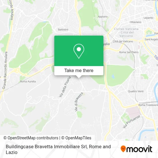 Buildingcase Bravetta Immobiliare Srl map