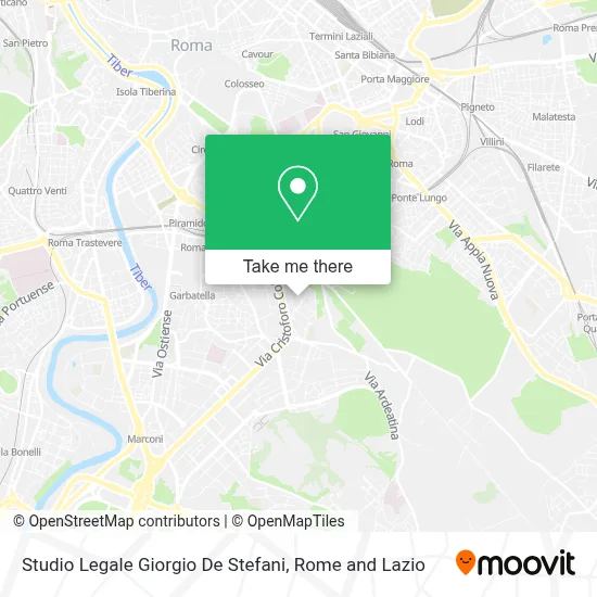 Studio Legale Giorgio De Stefani map
