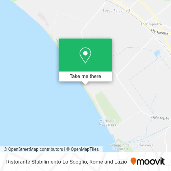 Ristorante Stabilimento Lo Scoglio map