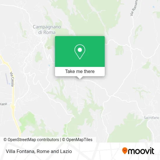 Villa Fontana map
