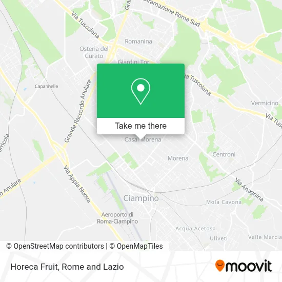 Horeca Fruit map
