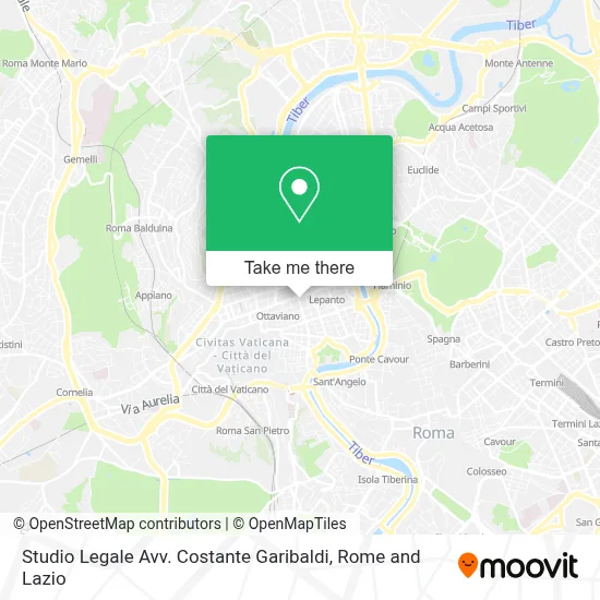 Studio Legale Avv. Costante Garibaldi map