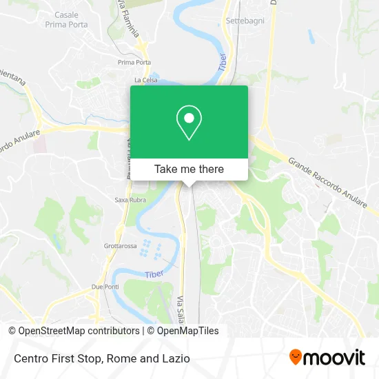 Centro First Stop map
