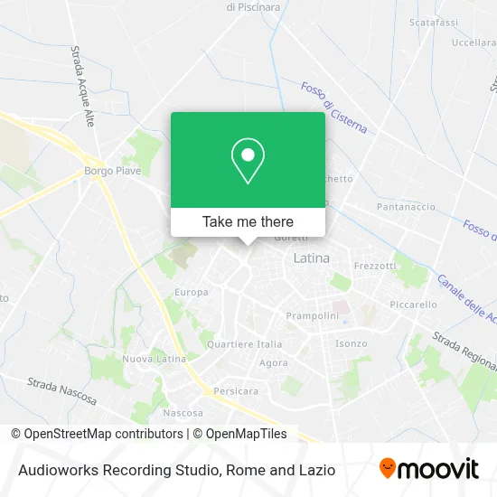 Audioworks Recording Studio map