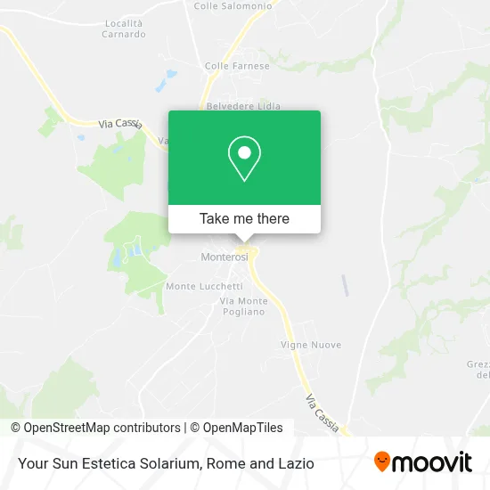 Your Sun Estetica Solarium map