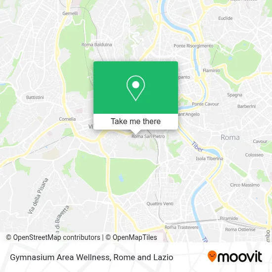 Gymnasium Area Wellness map