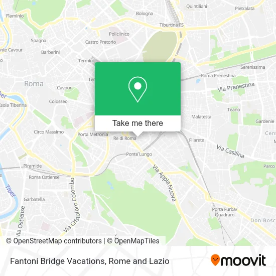 Fantoni Bridge Vacations map