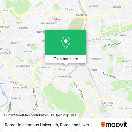 Roma Uniecampus Università map